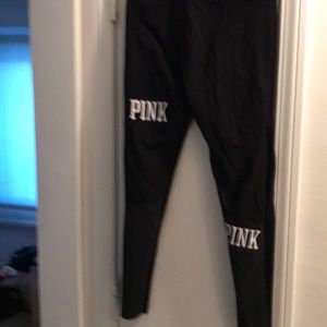 Pink yoga pants